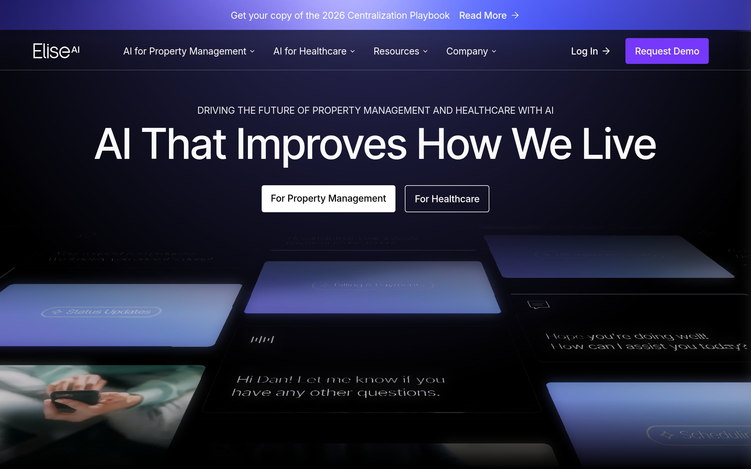 EliseAI (AI Communication Platform) Screenshot