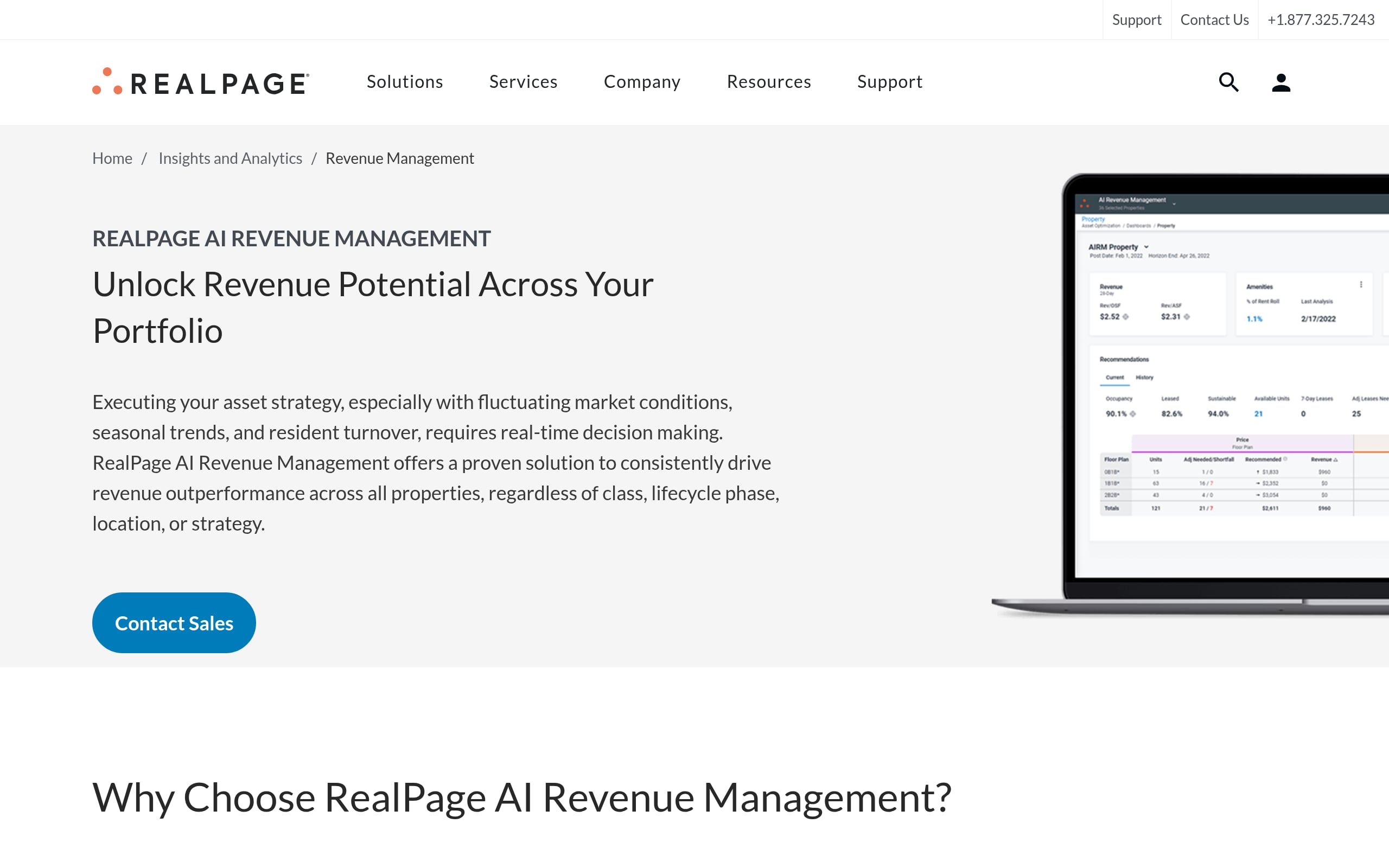 RealPage (AI Revenue Management) Screenshot