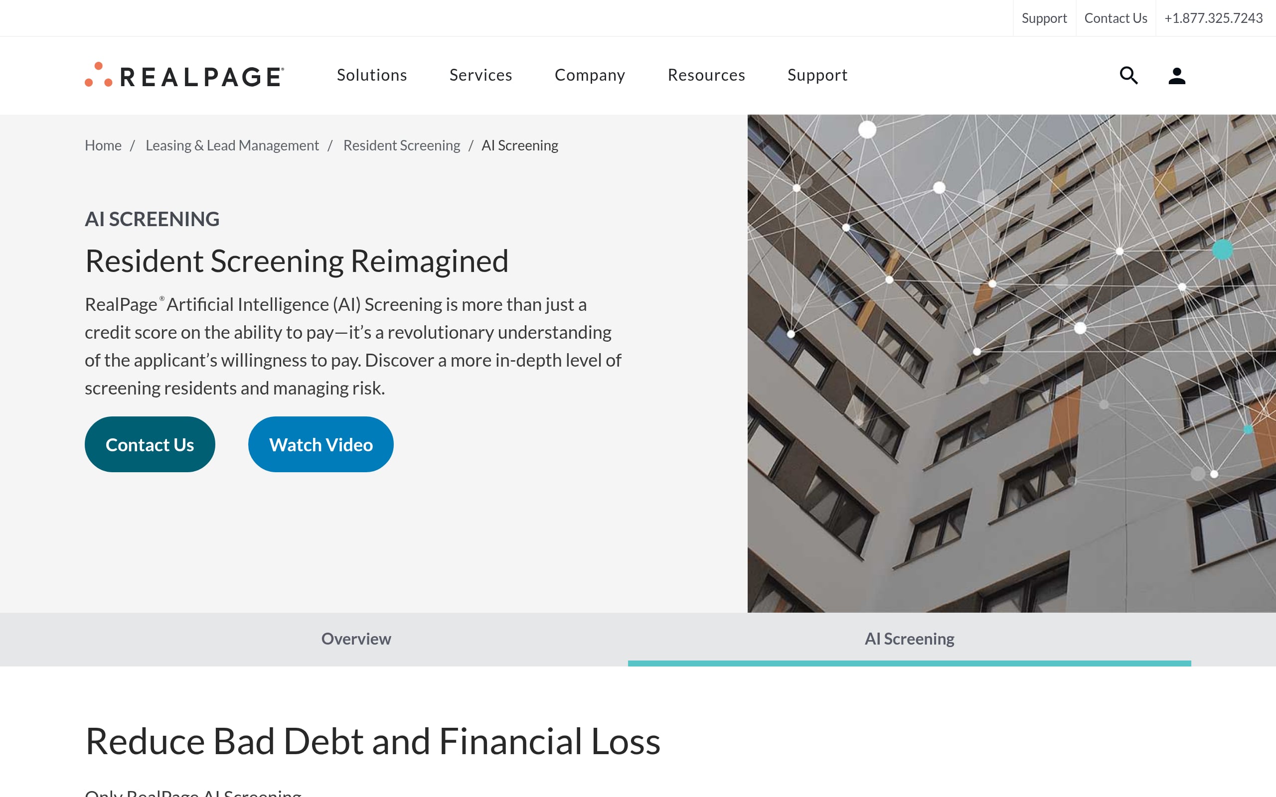 RealPage AI Screening Screenshot