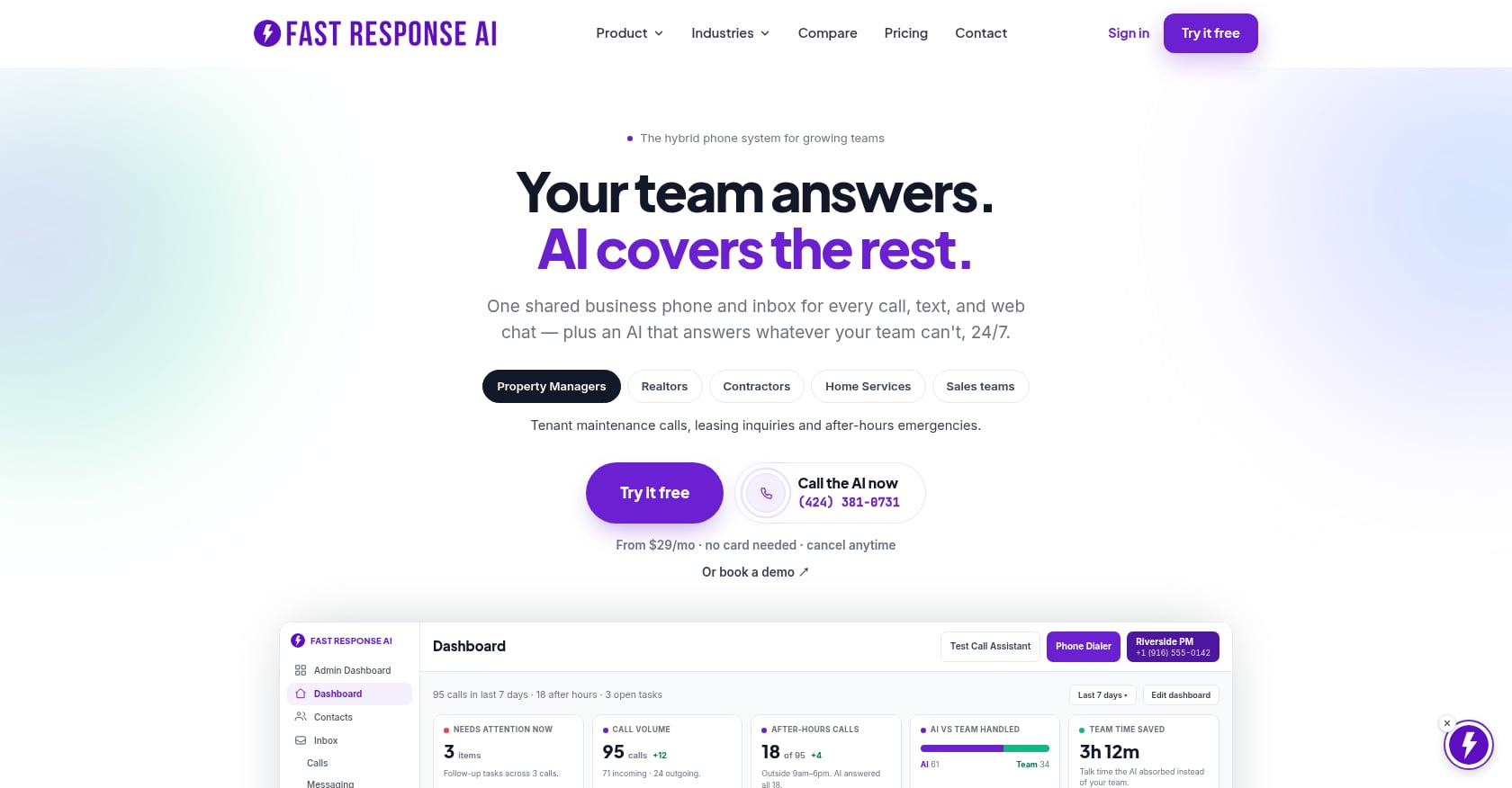 FastResponse AI Screenshot