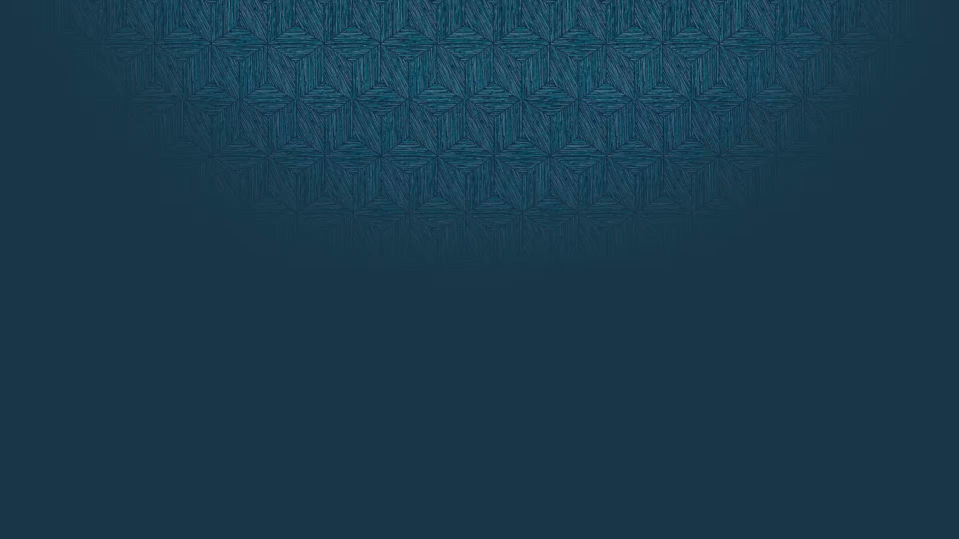 Teal geometric pattern with textured triangular shapes fading into dark background