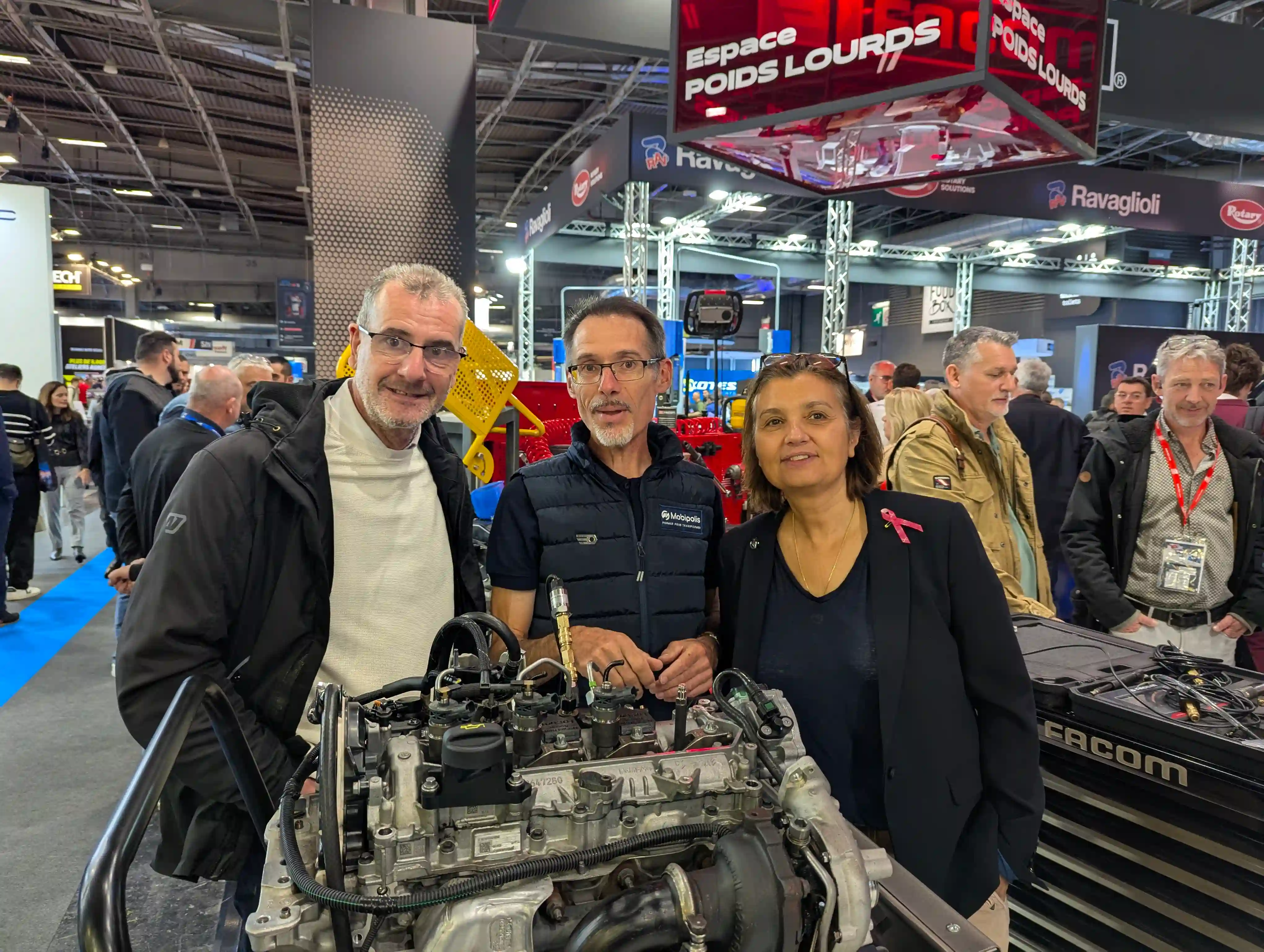 Les équipes Mobipolis étaient présentes sur notre stand, mais aussi sur certains stands partenaires.