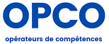 Logo OPCO avec le texte opérateurs de compétences en dessous.