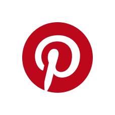 Pinterest logo.