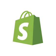 Shopify logo.
