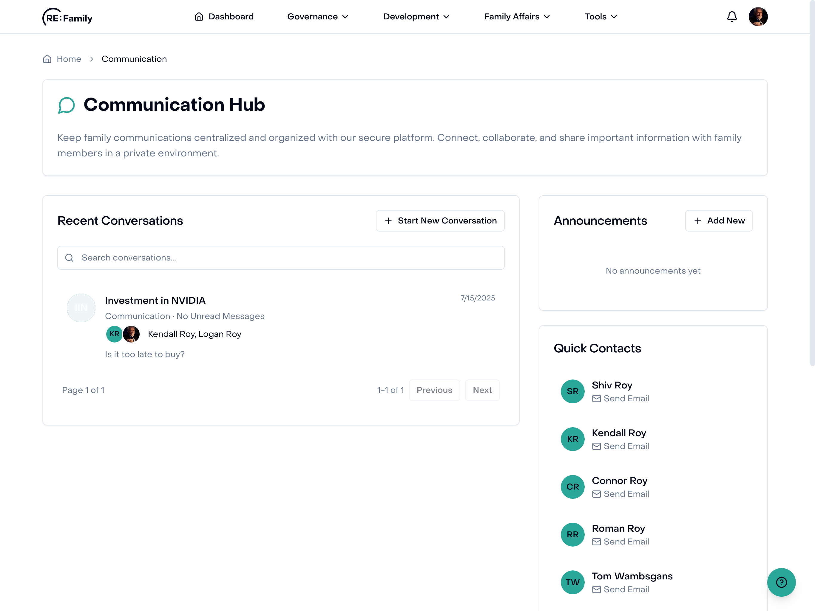 Communication Hub