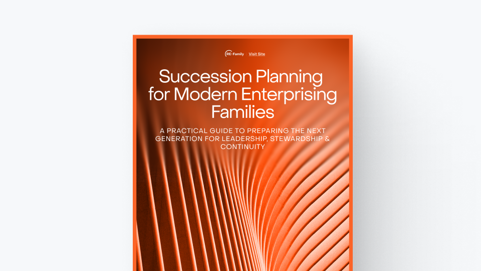 Succession Planning
for Modern Enterprising Families