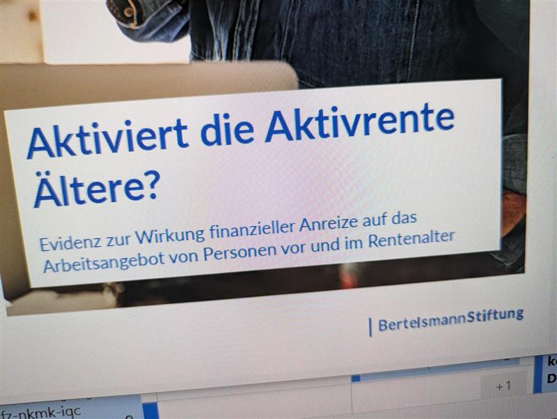 Screenshot Studie Bertelsmann-Stiftung