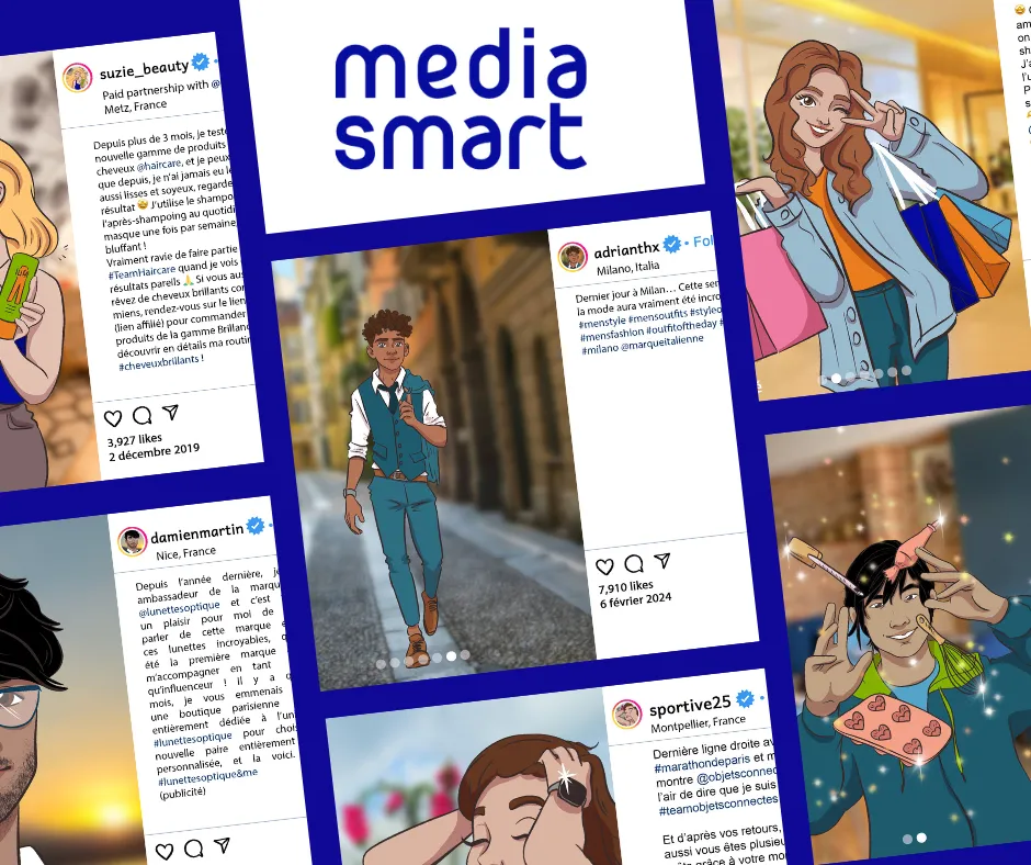 illustration de réseaux sociaux