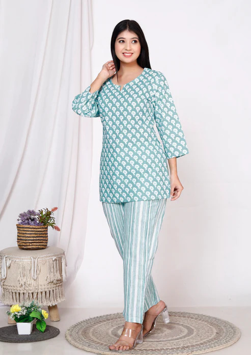 cotton night dress for girls