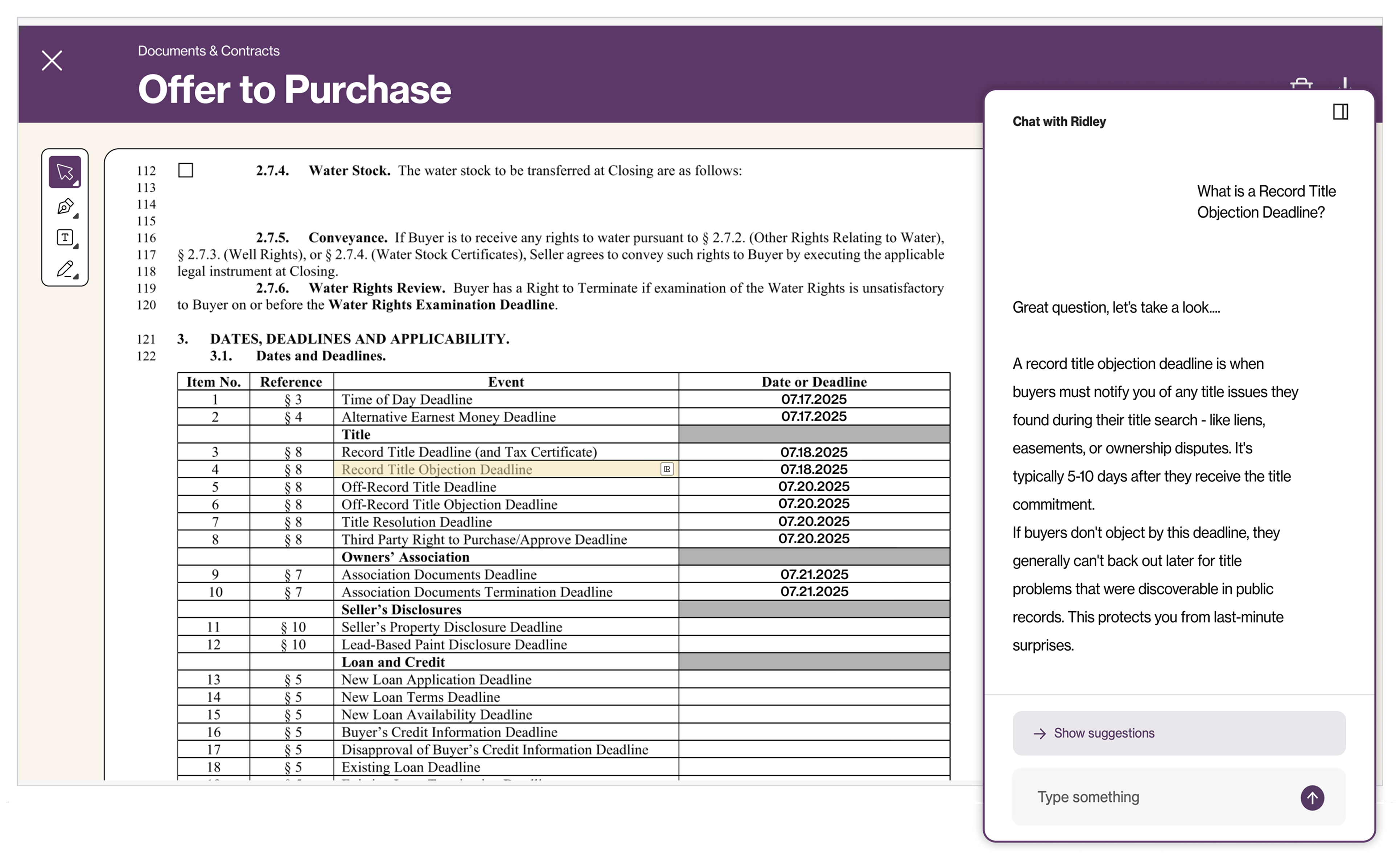 Ridley Document Page