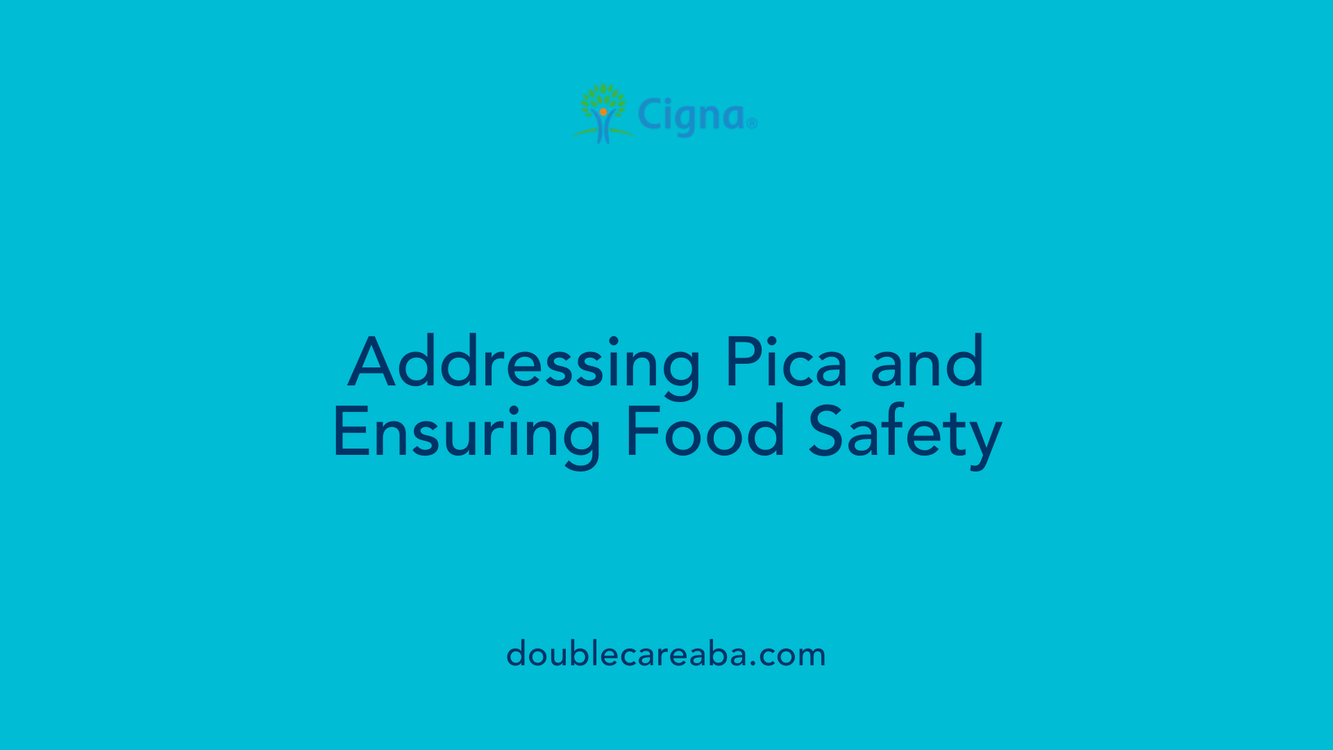 Addressing Pica and Ensuring Food Safety