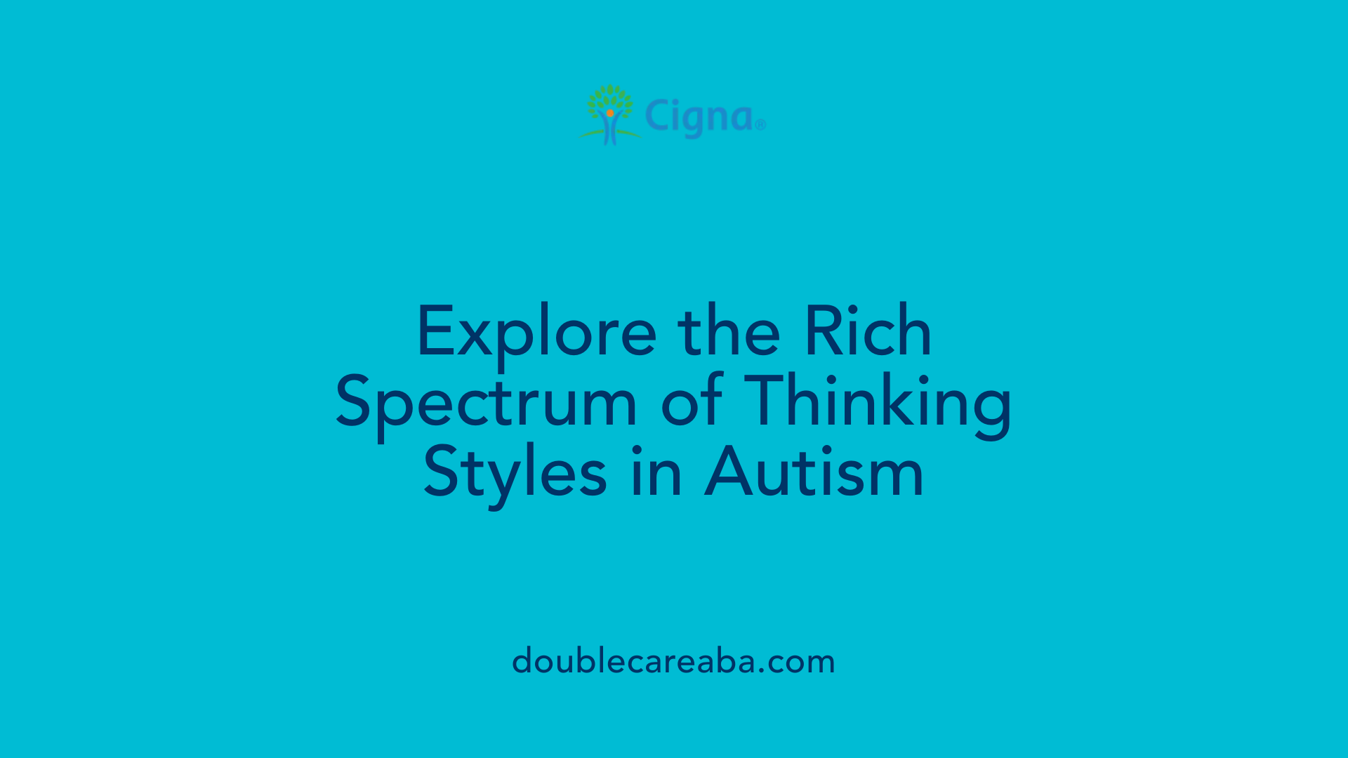 Explore the Rich Spectrum of Thinking Styles in Autism