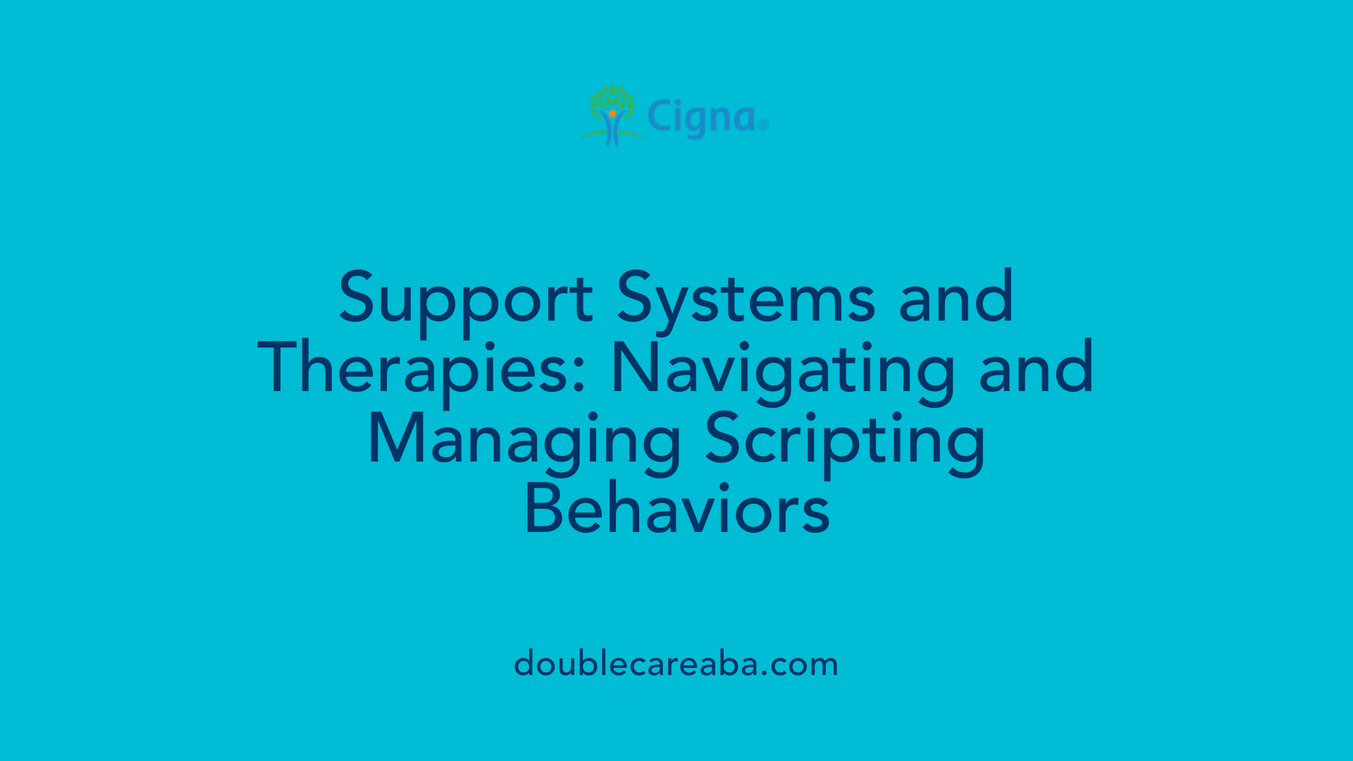 Support Systems and Therapies: Navigating and Managing Scripting Behaviors