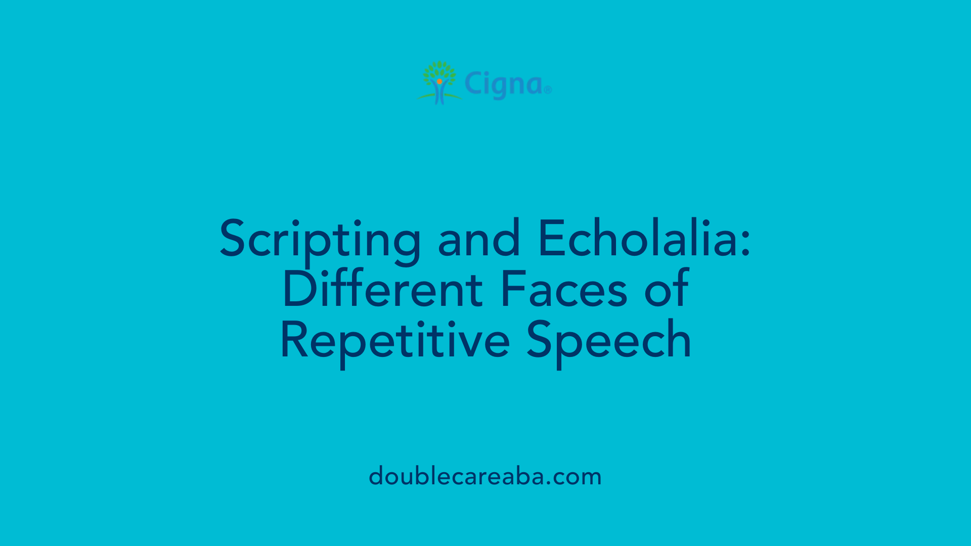 Scripting and Echolalia: Different Faces of Repetitive Speech