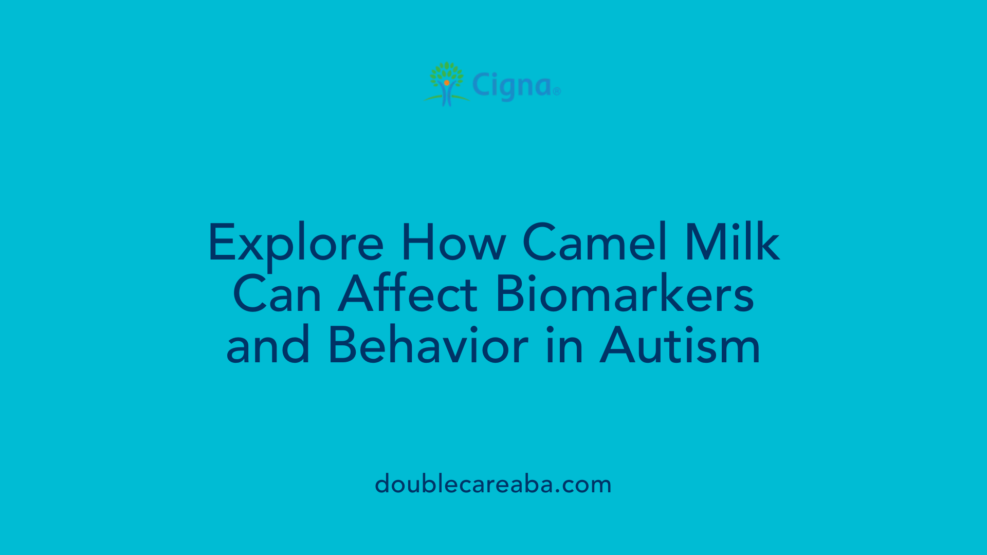 Explore How Camel Milk Can Affect Biomarkers and Behavior in Autism