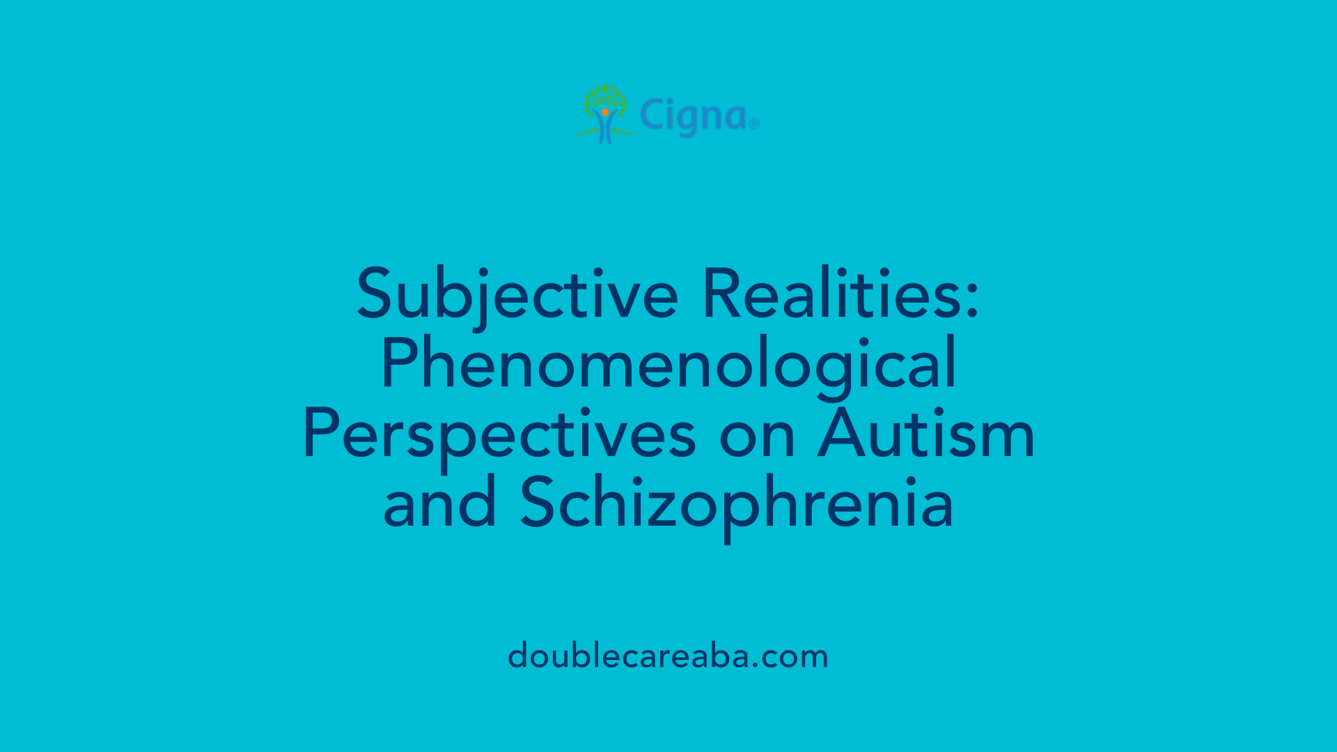 Subjective Realities: Phenomenological Perspectives on Autism and Schizophrenia