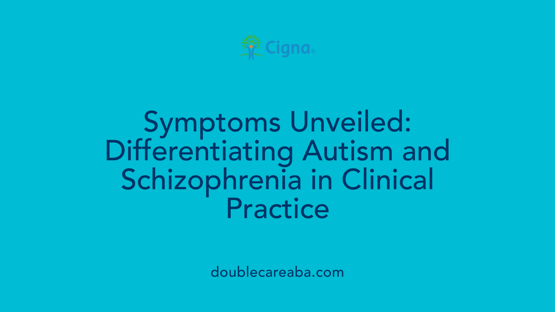 Symptoms Unveiled: Differentiating Autism and Schizophrenia in Clinical Practice