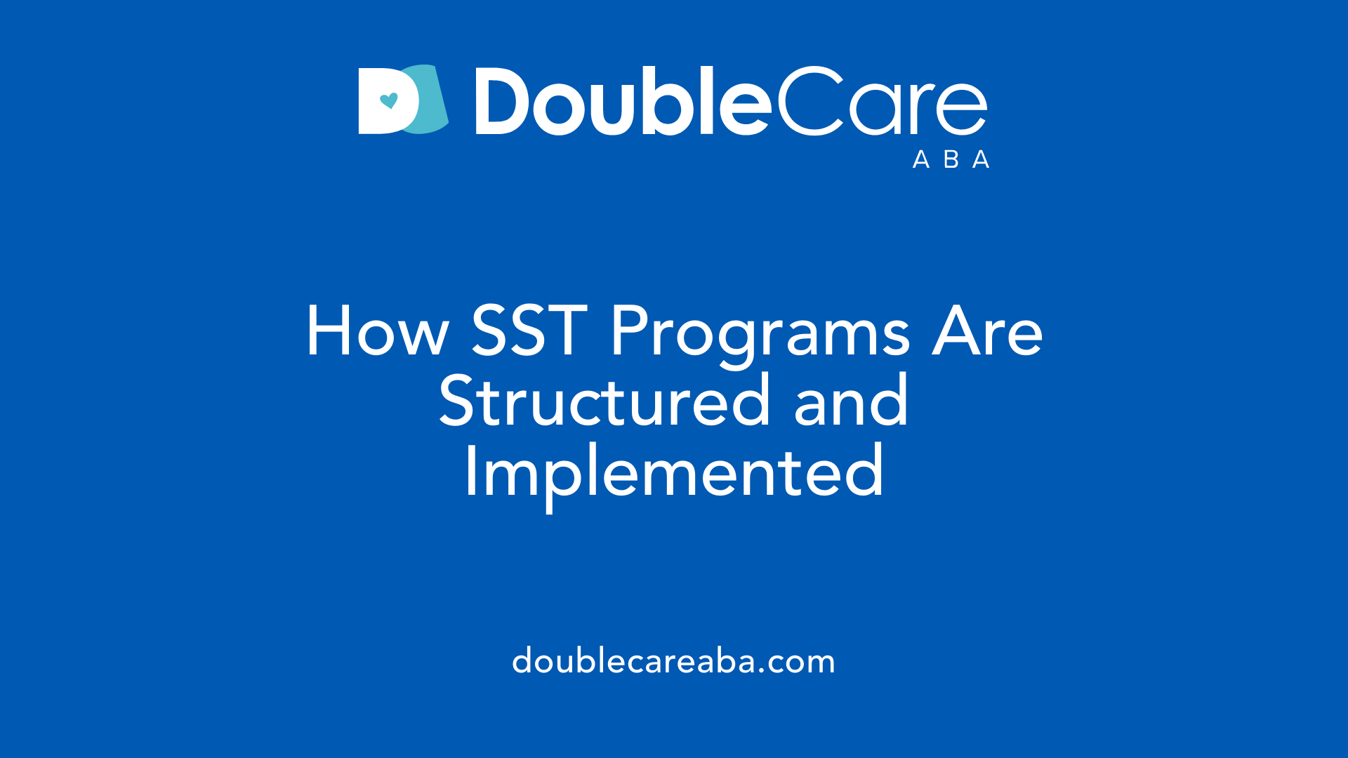 How SST Programs Are Structured and Implemented