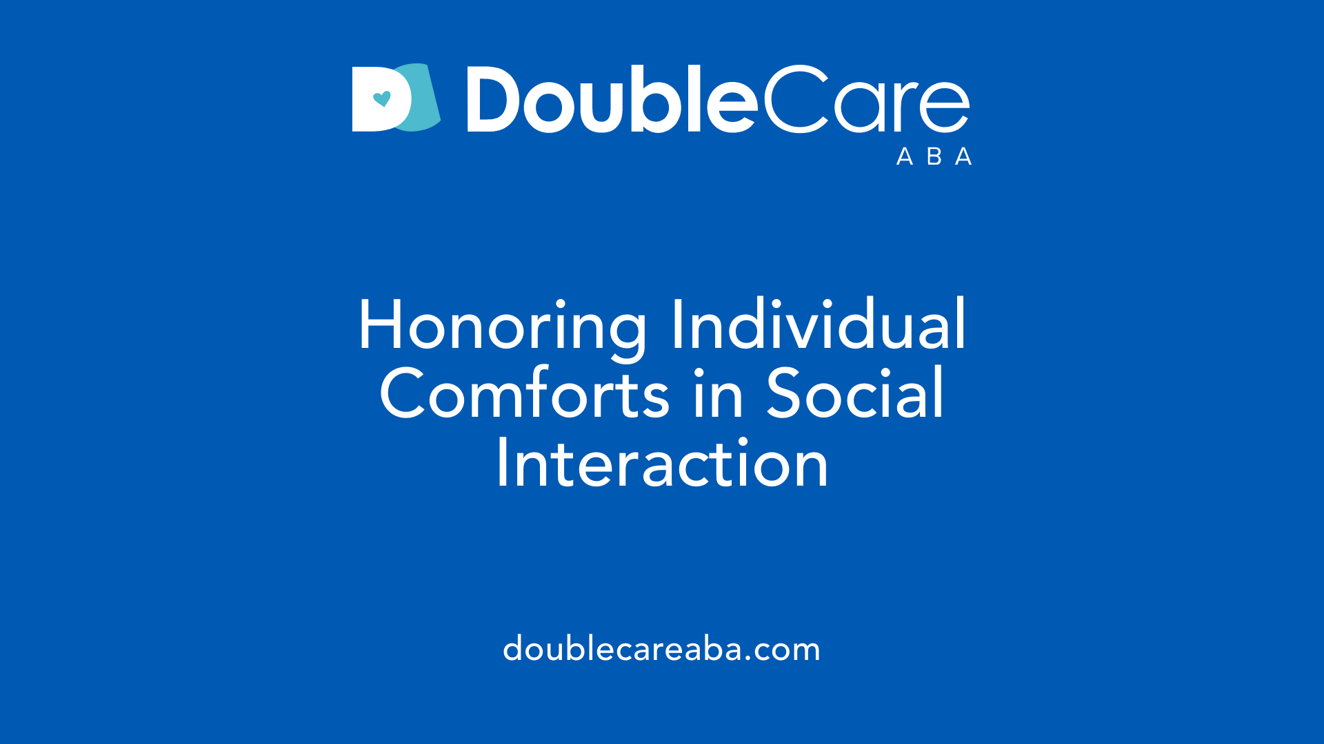 Honoring Individual Comforts in Social Interaction