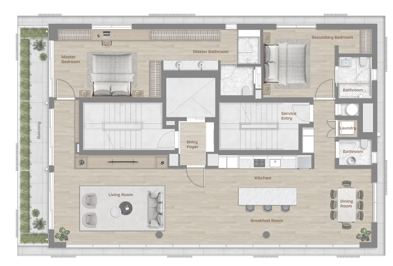 Architect from AMARILLA with a device visualizing the future house