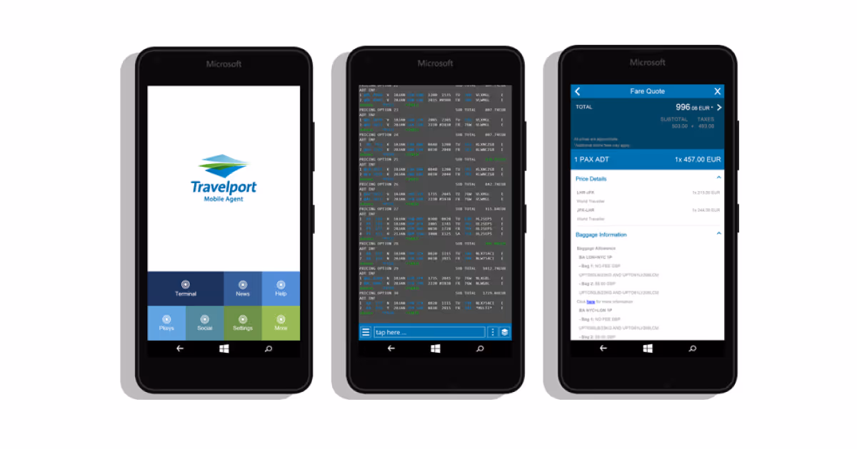 Travelport Mobile agent