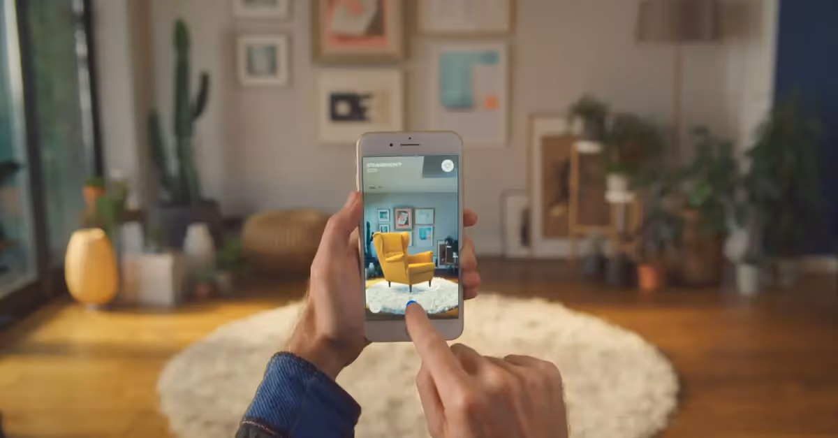 Using AR in home furnishings