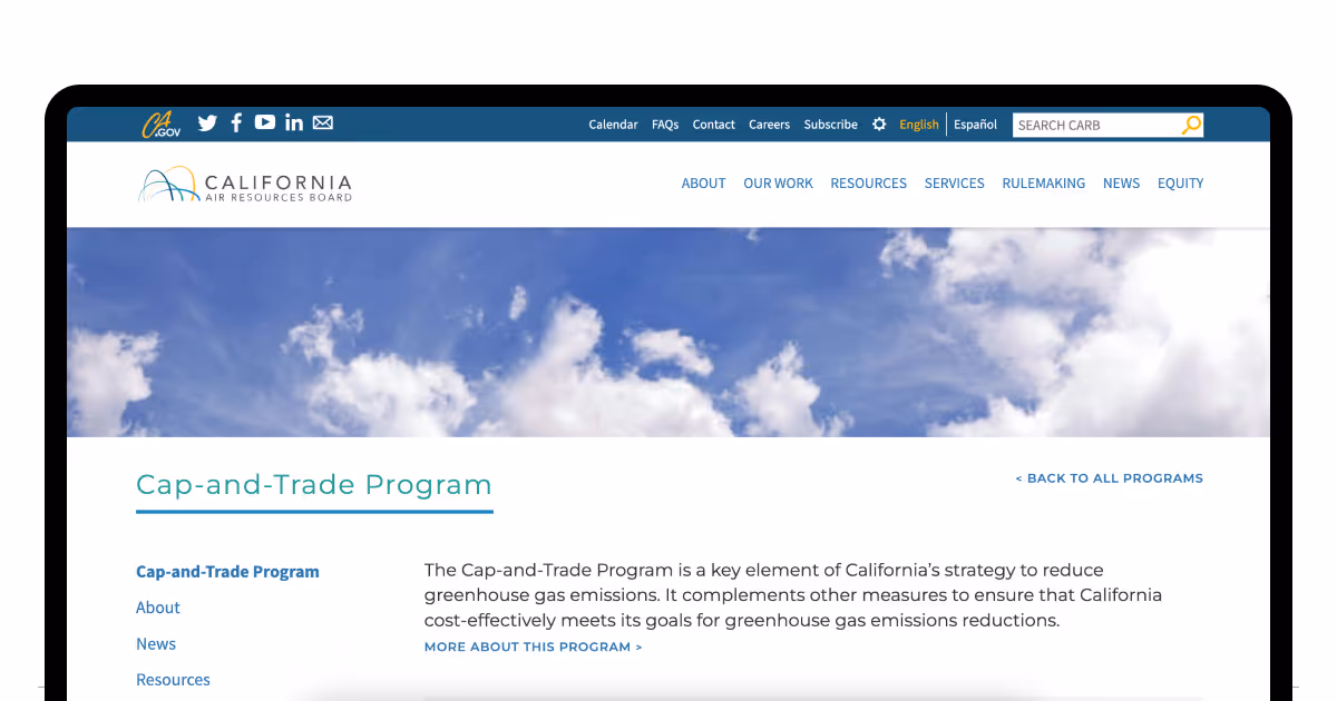 Cap-and-Trade program