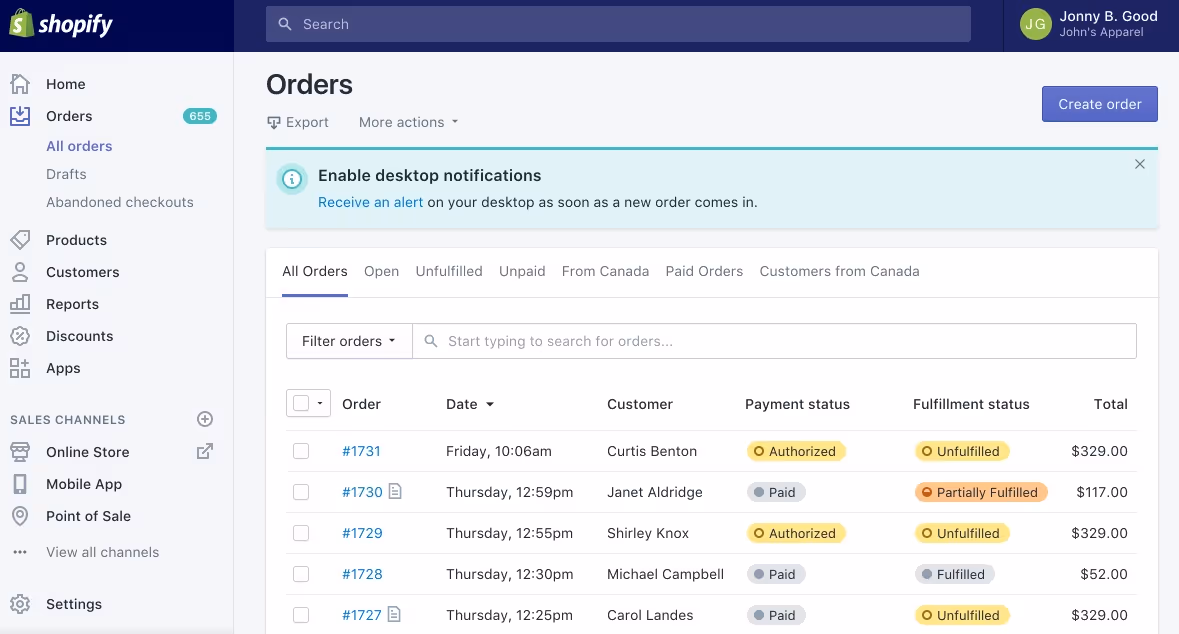Best eCommerce CRM software: Shopify