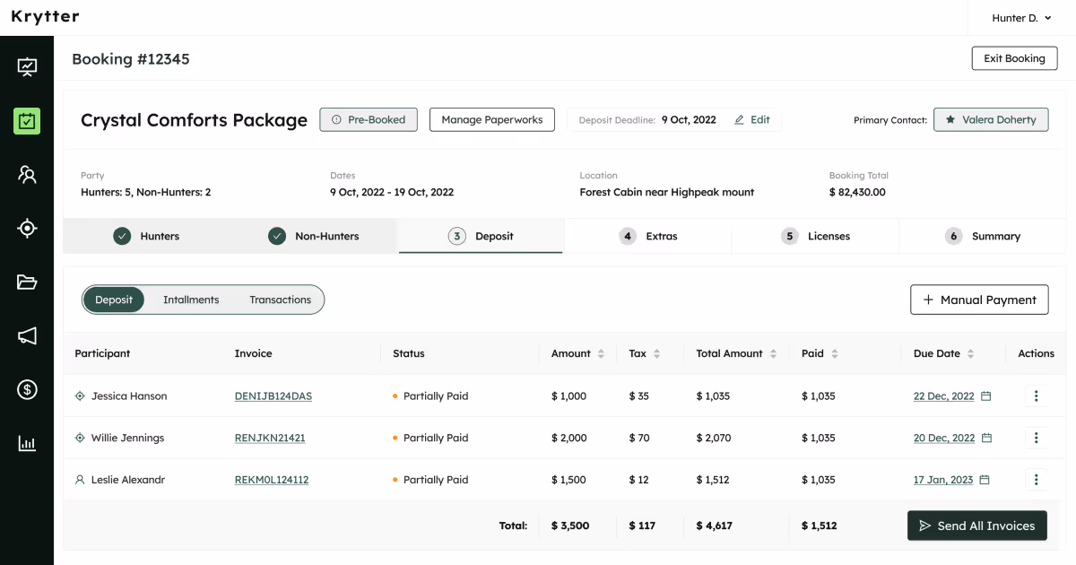 booking software for guided tours