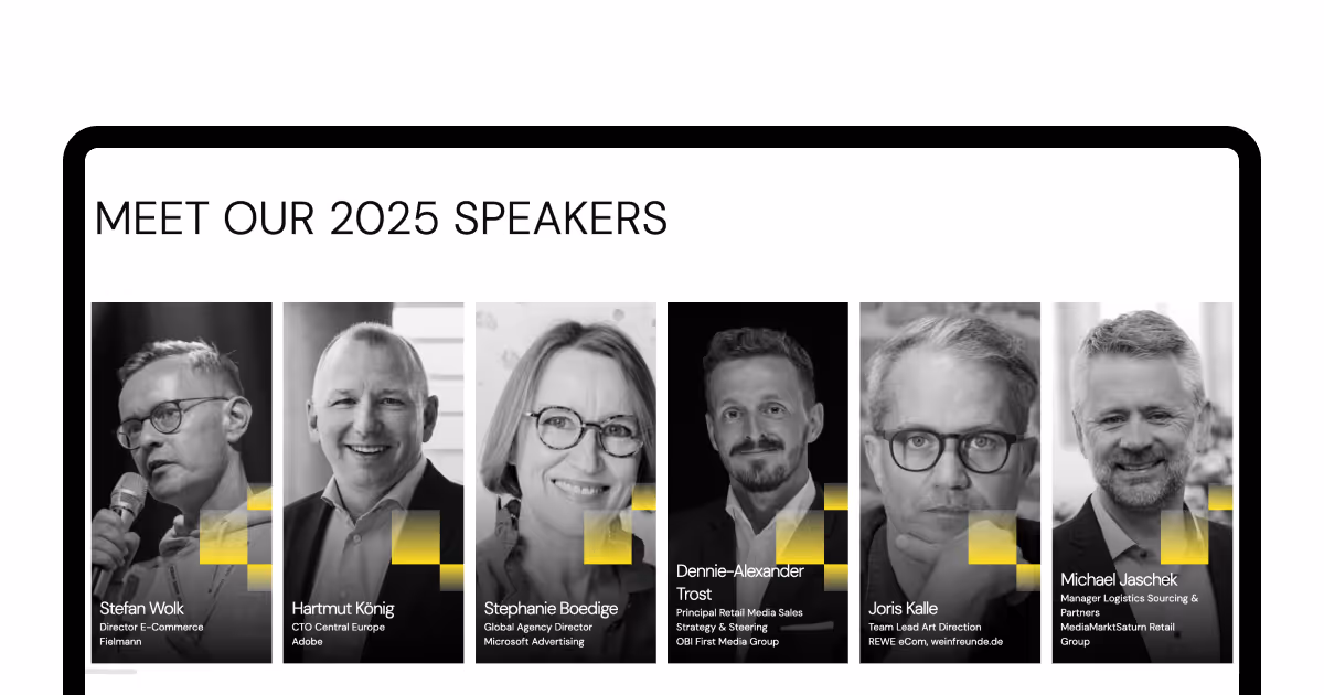ecommerce tradeshow speakers