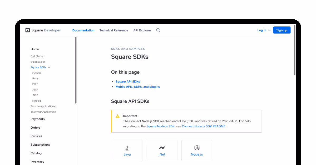 Square API