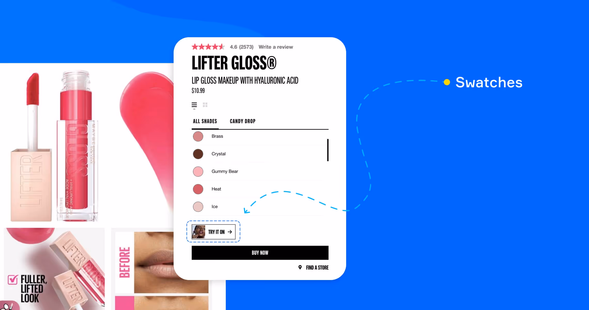 Key features of an eСommerce website: Swatches