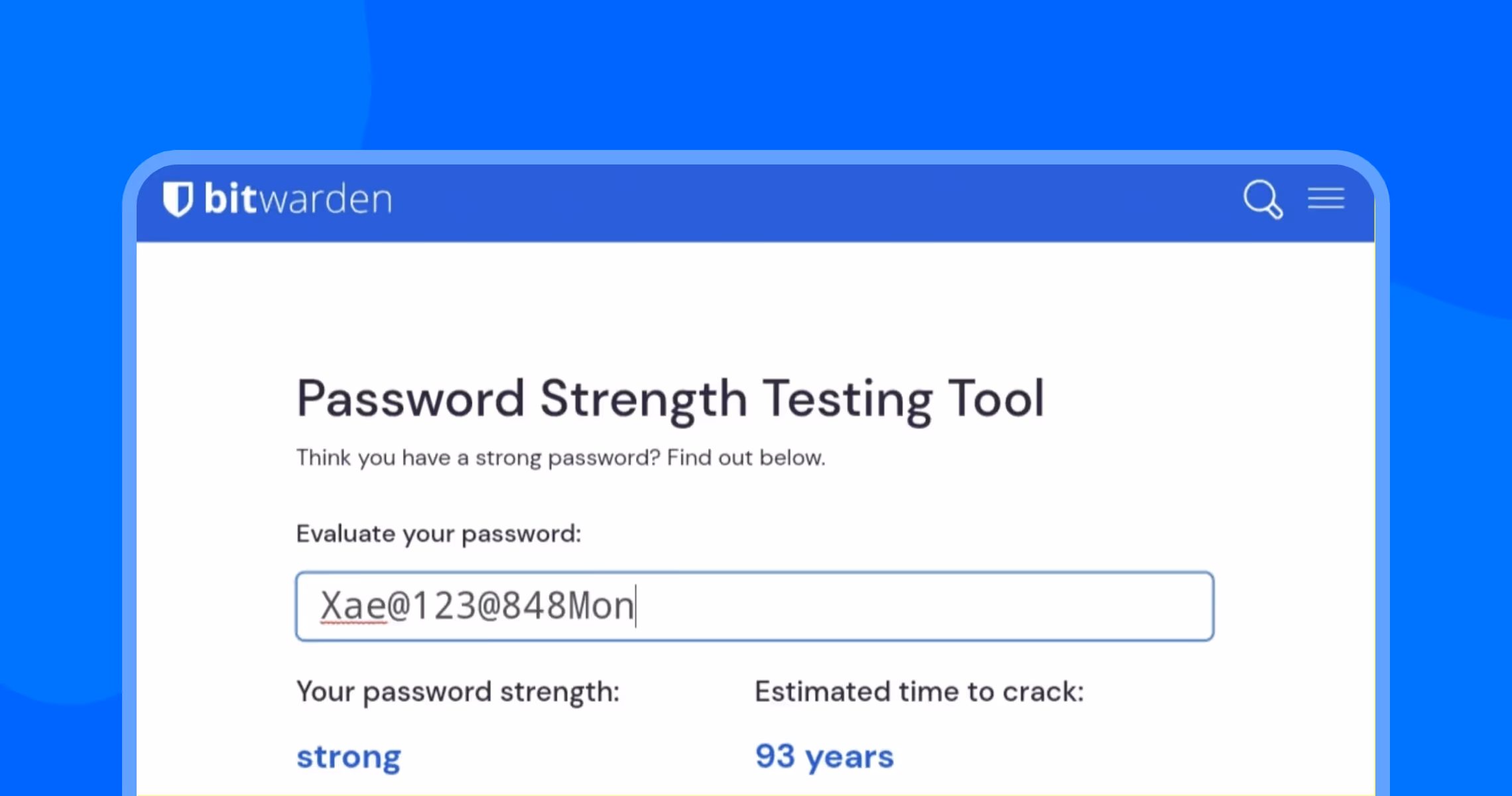 How to protect your eCommerce website: Password Strength testing tool