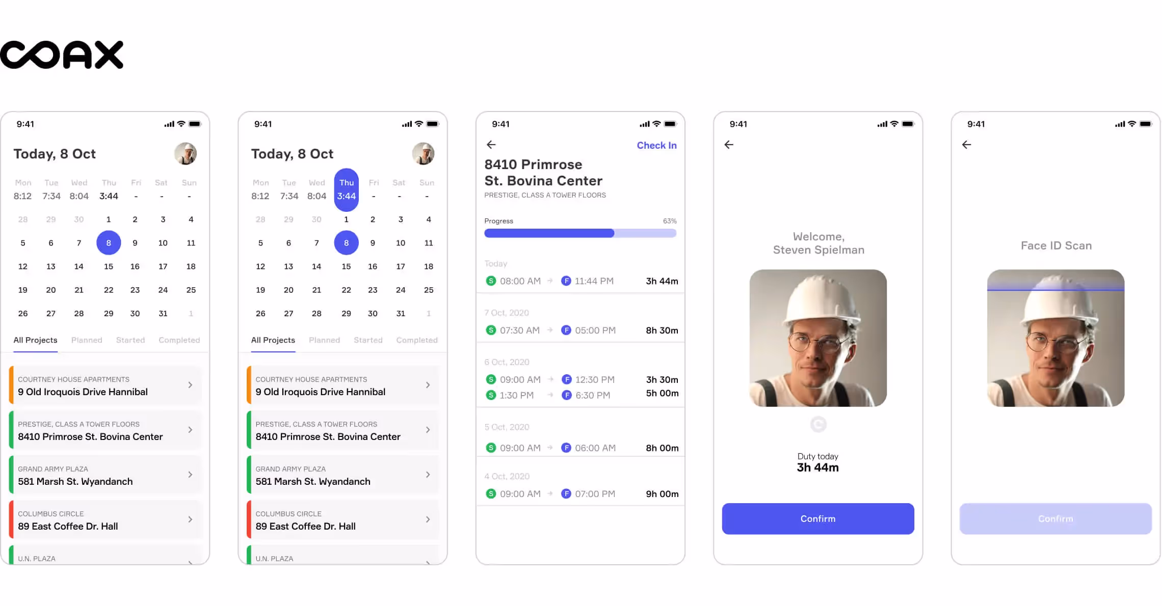 example of implementation facial recognition technology