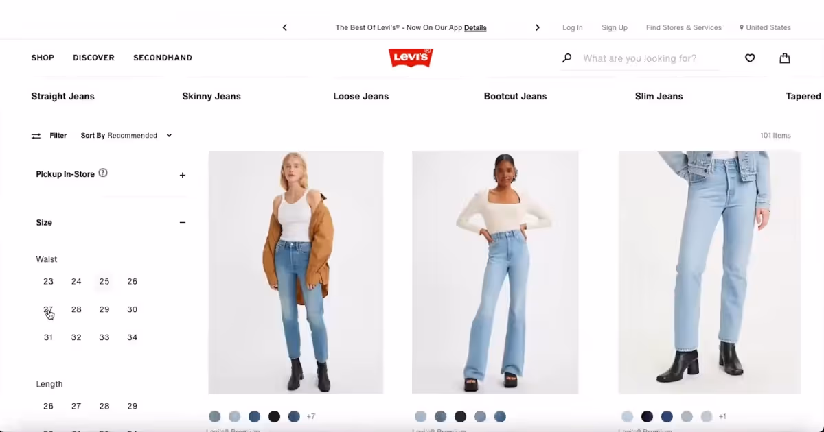 filters ux