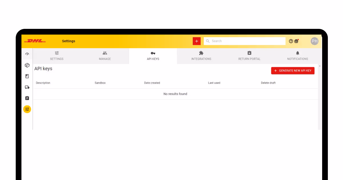 DHL APIs