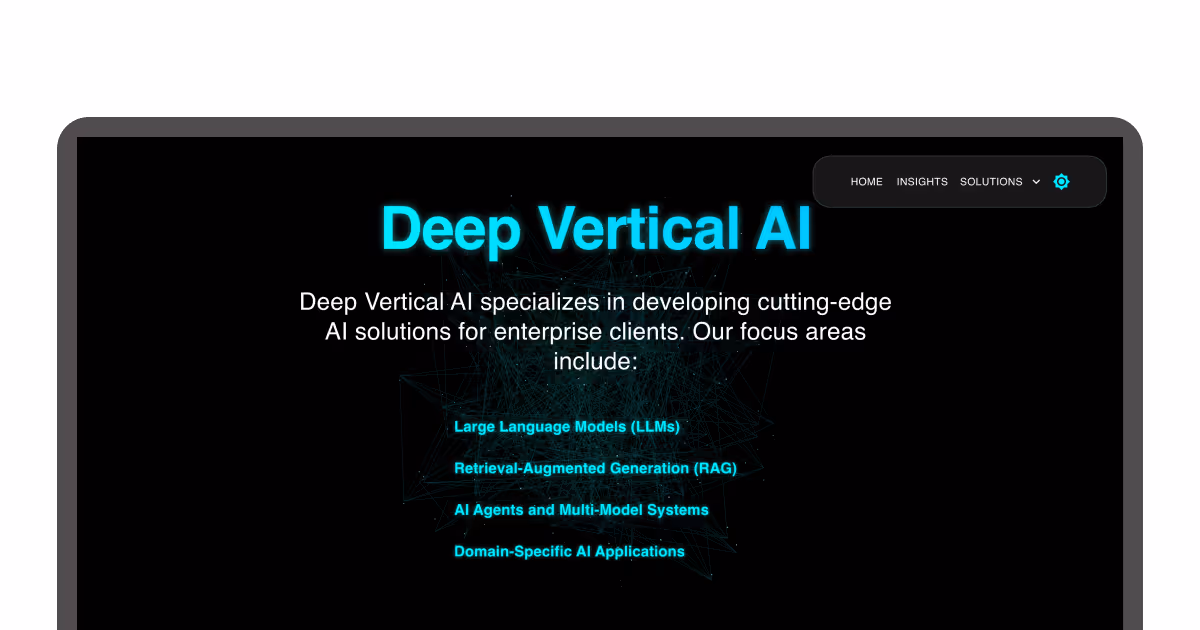 Deep Vertical AI