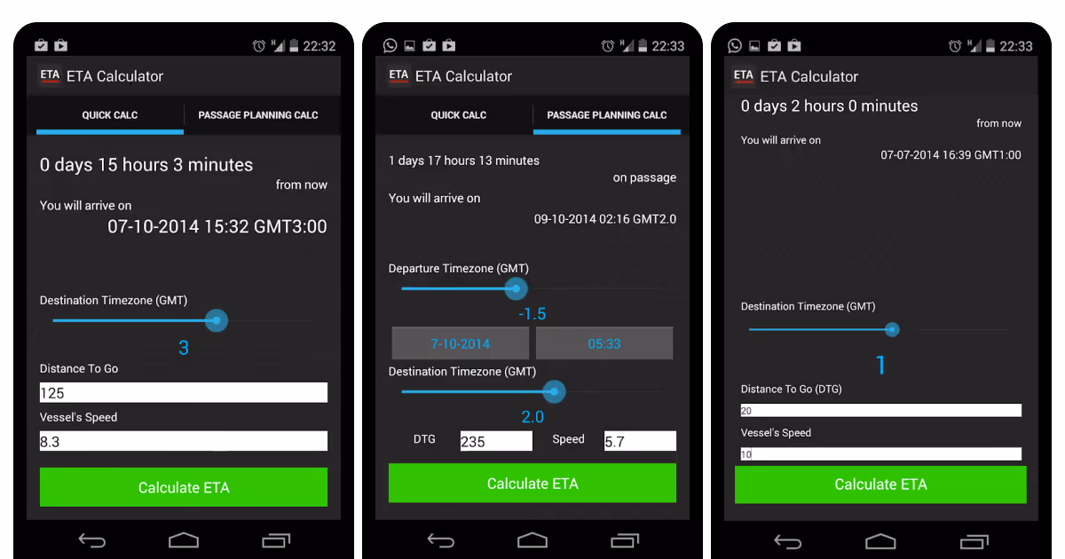The ETA Calculator