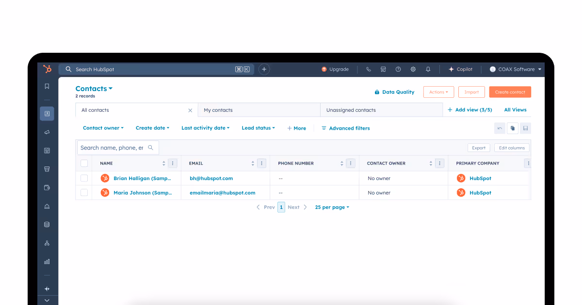 HubSpot CRM