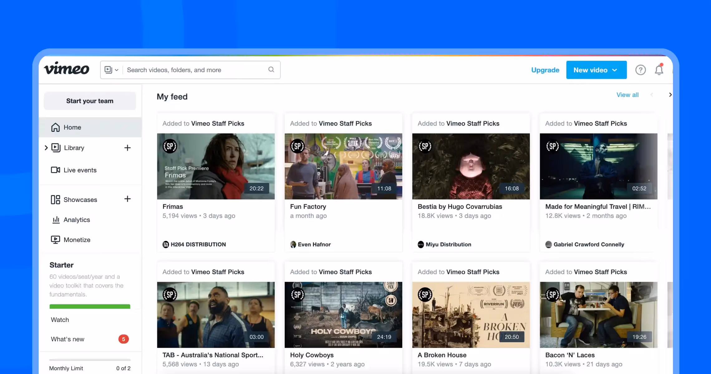 Top 14 Webflow integrations to enhance your site's capabilities: Vimeo