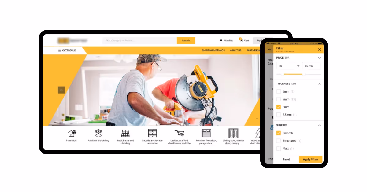construction marketplace development