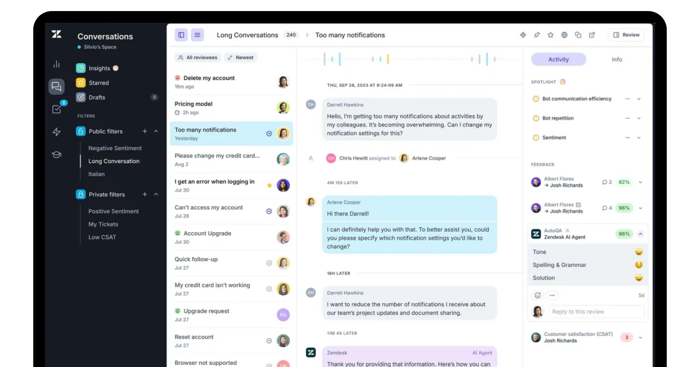 Zendesk AI 