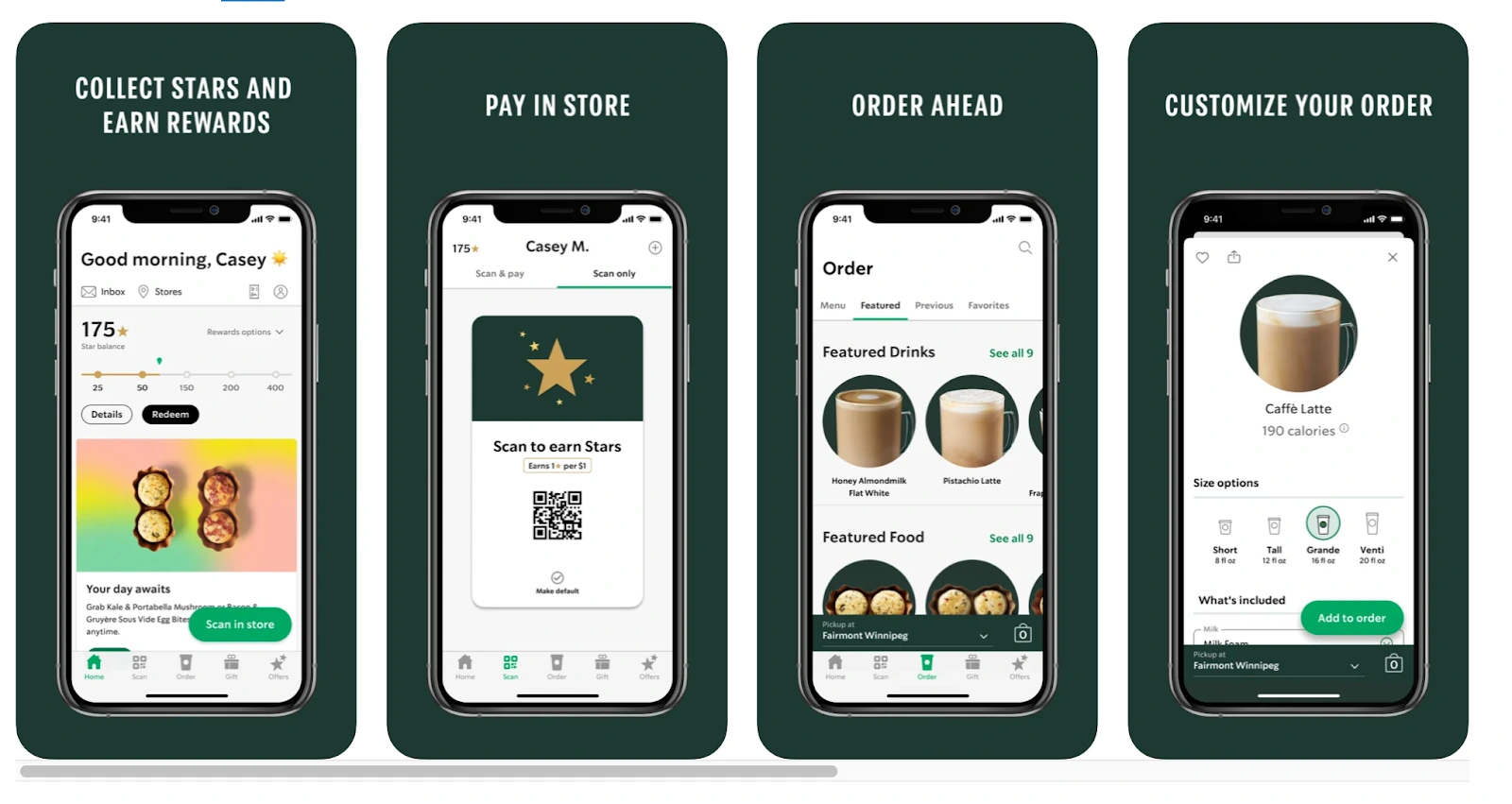 Starbucks app