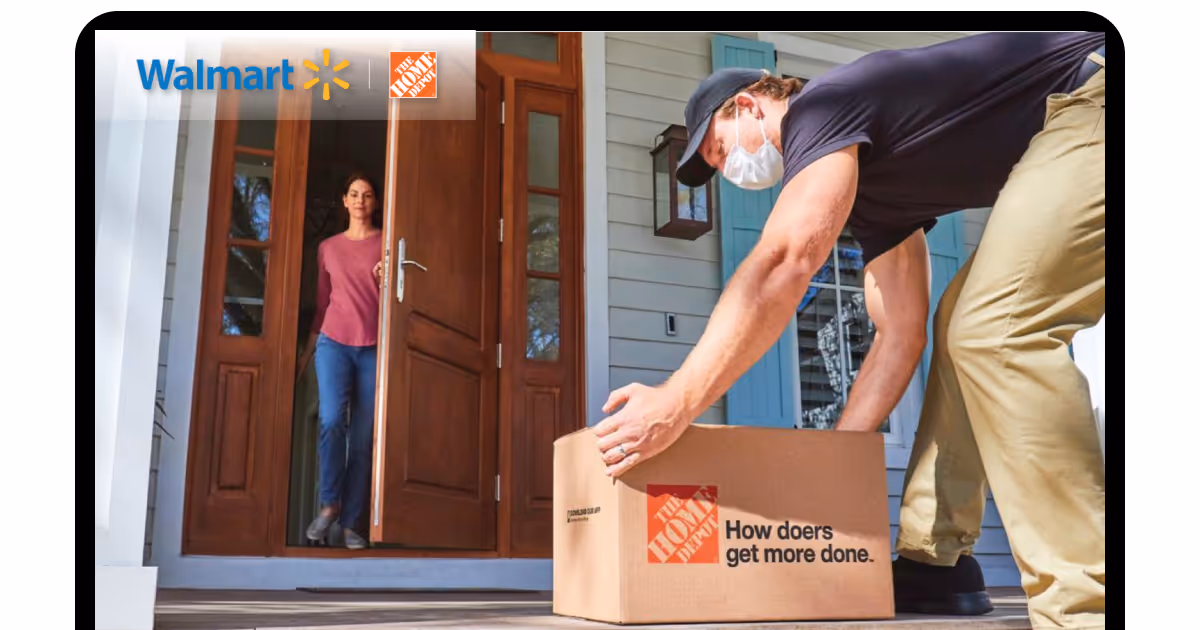 The Home Depot with Walmart GoLocal