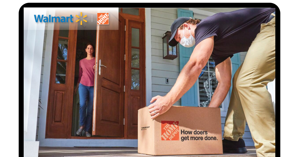 The Home Depot with Walmart GoLocal