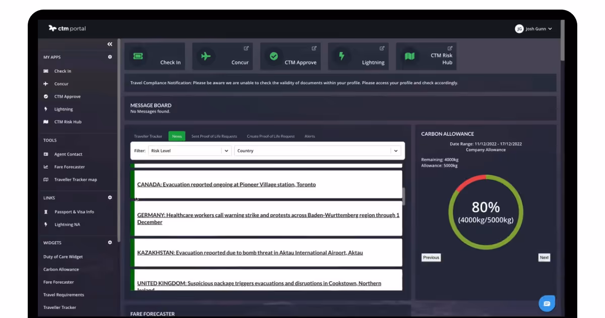 Corporate Travel Management