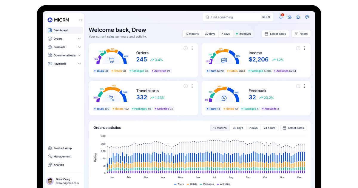 travel booking system