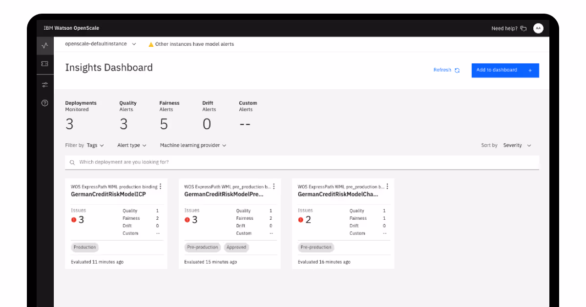 IBM Watson OpenScale