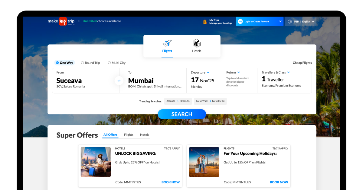 MakeMyTrip